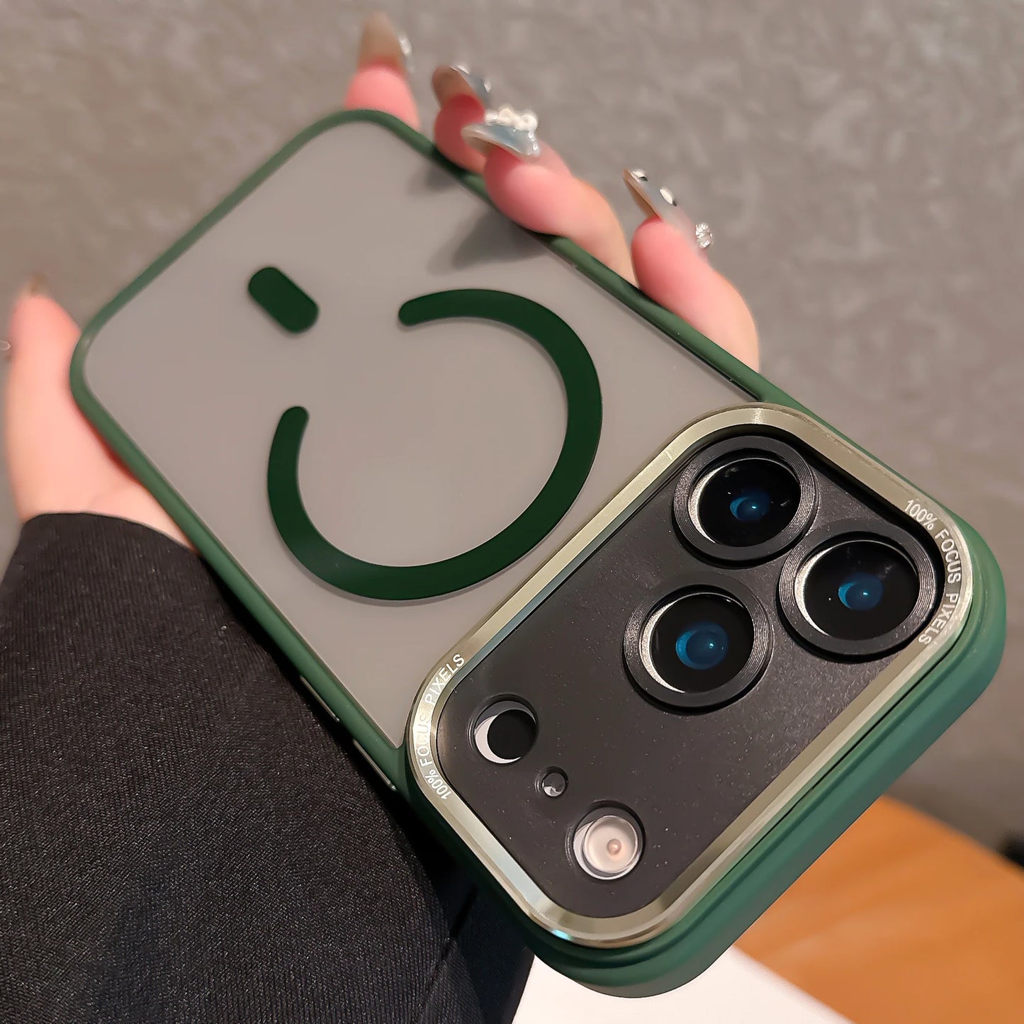 Magnetic Clear Metal Case