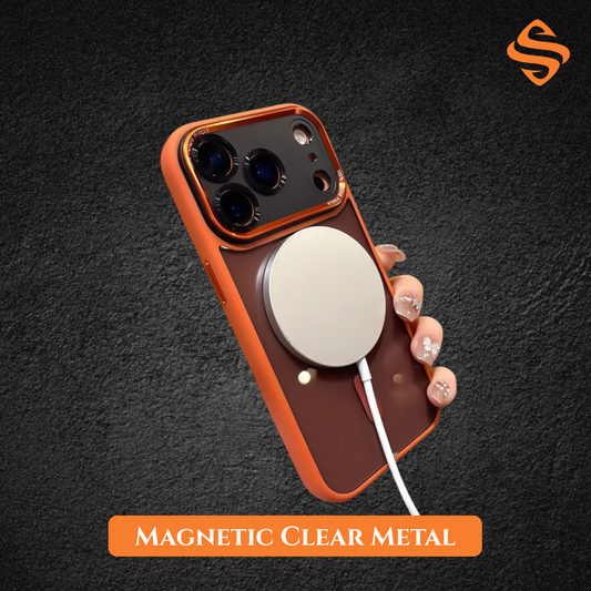 Magnetic Clear Metal Case