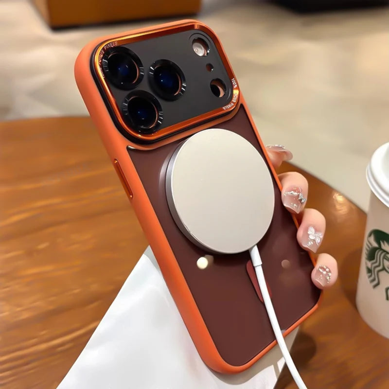 Magnetic Clear Metal Case