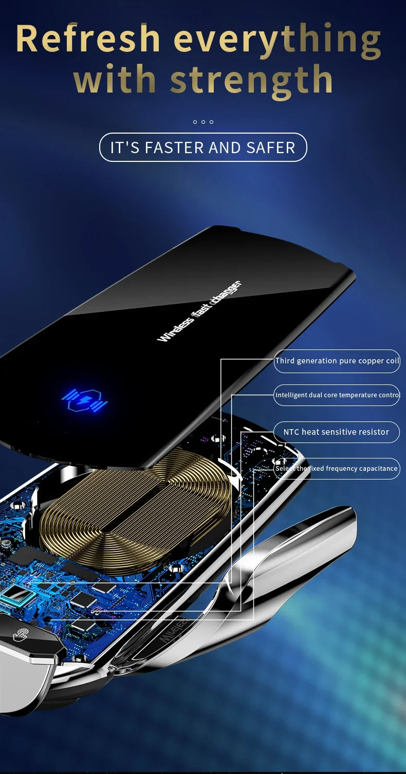 Wireless Charger Car Auto Magnetic Air
