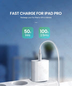 30W Type C PD Cable Fast Charger For iPhone 16 15 14 13 12 11 17 Pro Max Air iPad Travel Adapter USB C Phone Charger Accessories