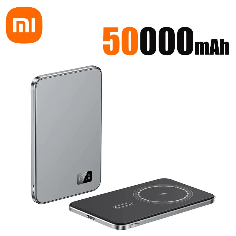 500000mAh Fast Charge Power Bank MagSafe Wireless Charging