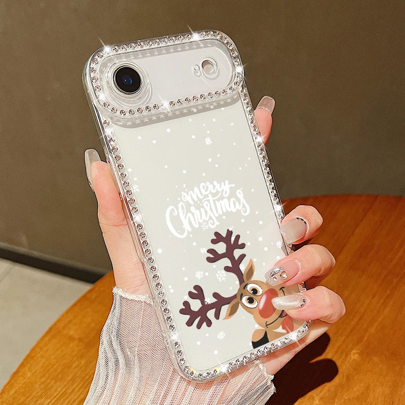 Christmas Elk Santa Claus Case