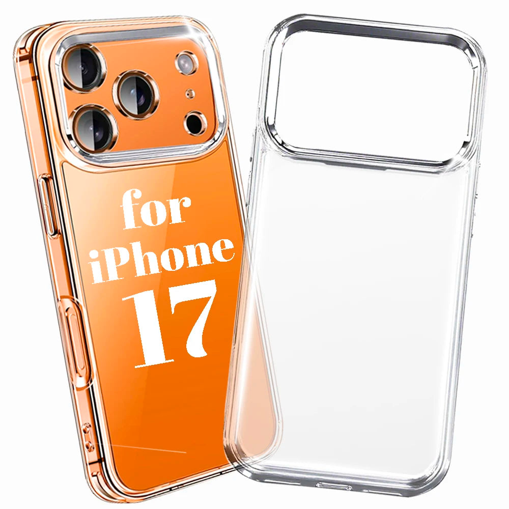 Transparent Silicone Case for iPhone 17