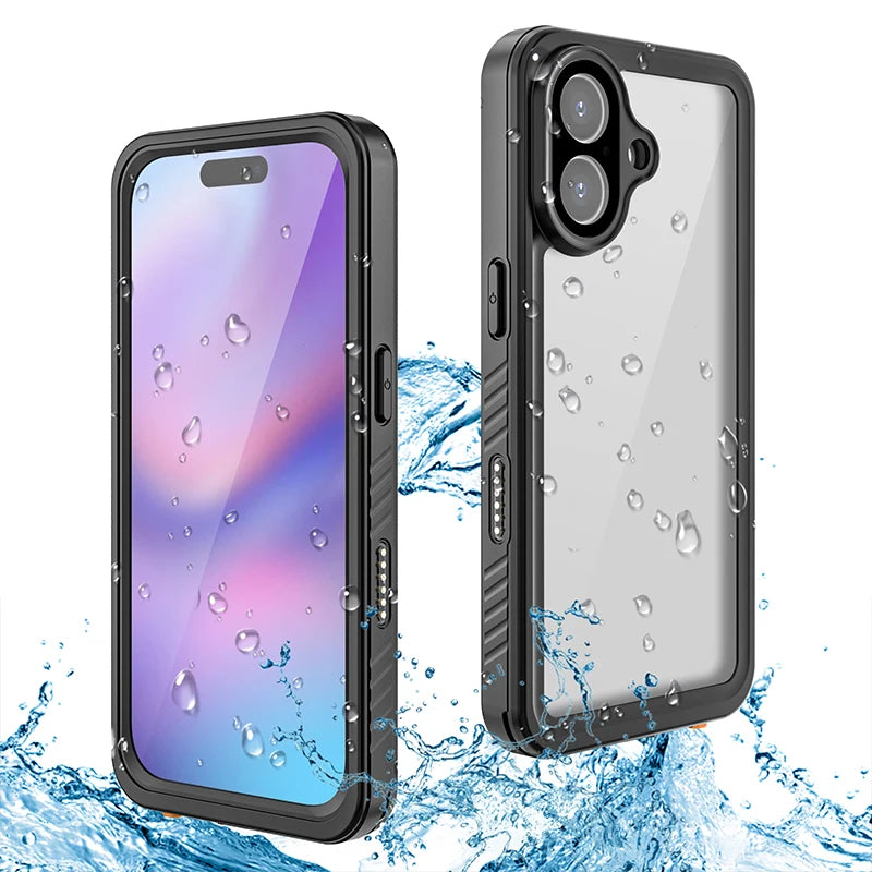 Shellbox Upgraded Waterproof Phone Case for iPhone 17 Pro Max/17 AIR/16/15/14/13 360 Full Coverage IP68 Certification