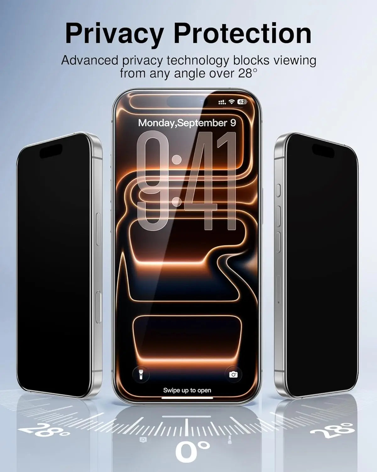HD Privacy Tempered Glass installation Screen Protector for iPhone 17 Pro Max 17Air 17PM Anti-Spy Glass Cover Easy to Install