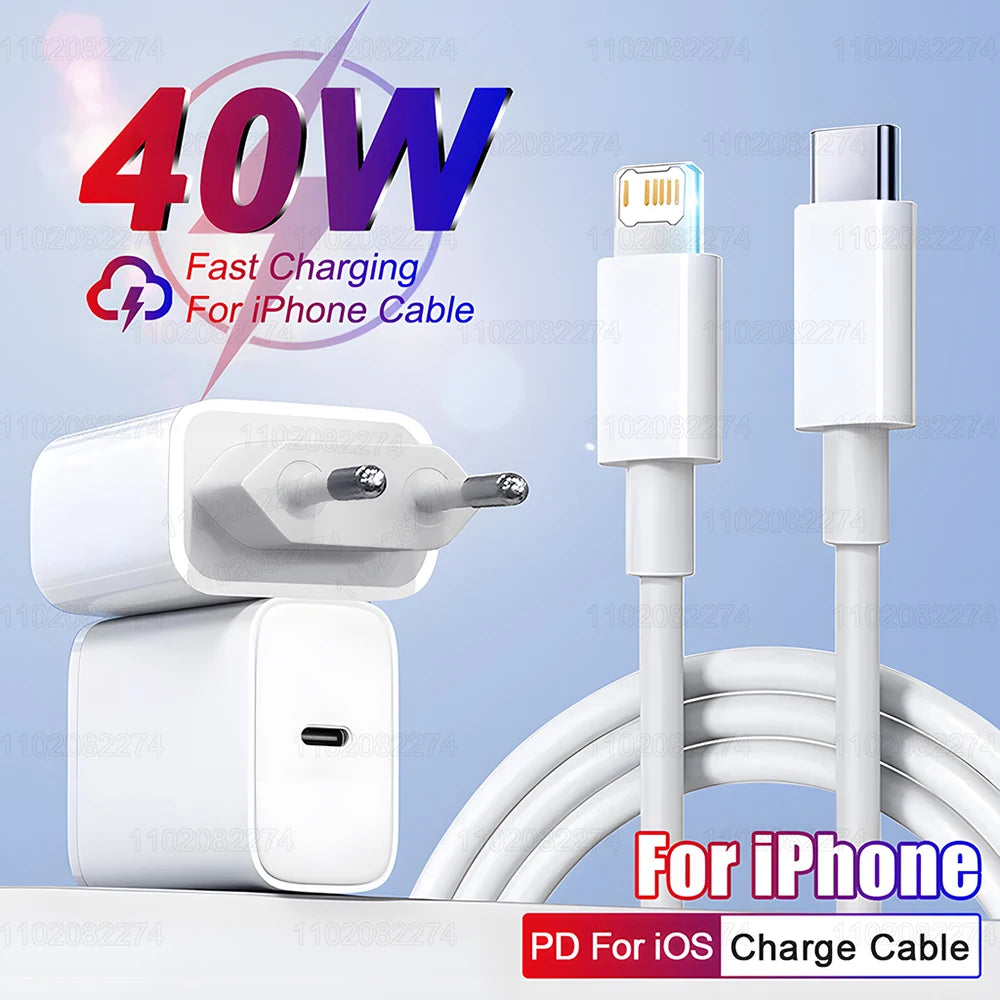 PD 40W Fast Charger For iPhone