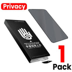 1-3Pcs Easy Install Tempered Glass for IPhone 17 Pro Max 17 Air Anti-Spy/HD Clear Screen Protector Dust Removal Quick Paste Box