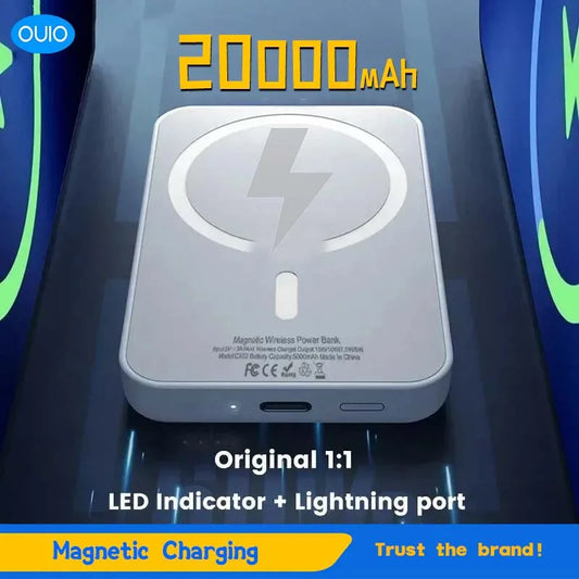 20000mAh Magnetic Wireless Power Bank