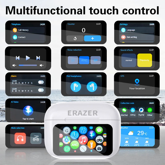 ERAZER Wireless Touch Screen Earphones