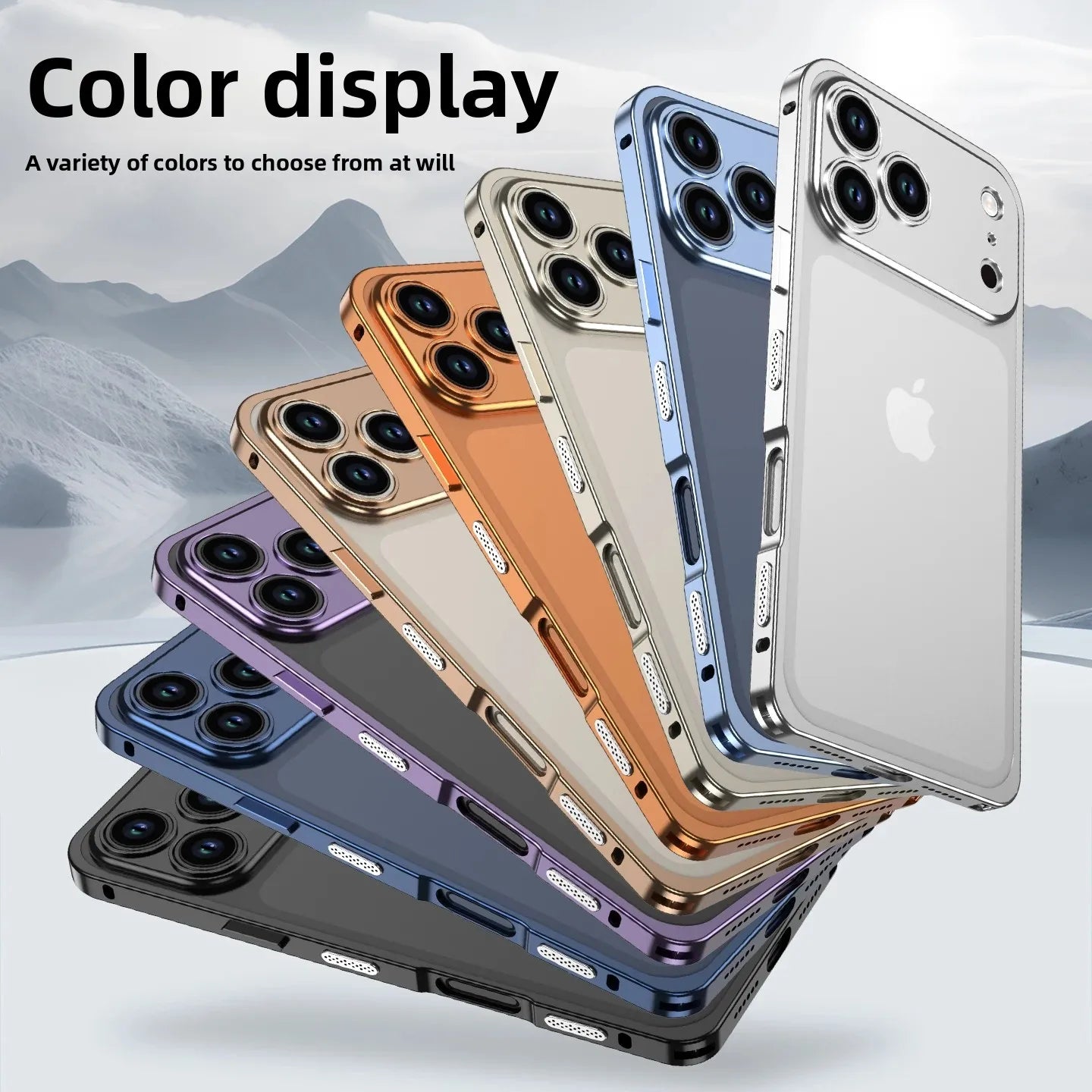 Rugged Metal Bumper Case iPhone 17 Pro