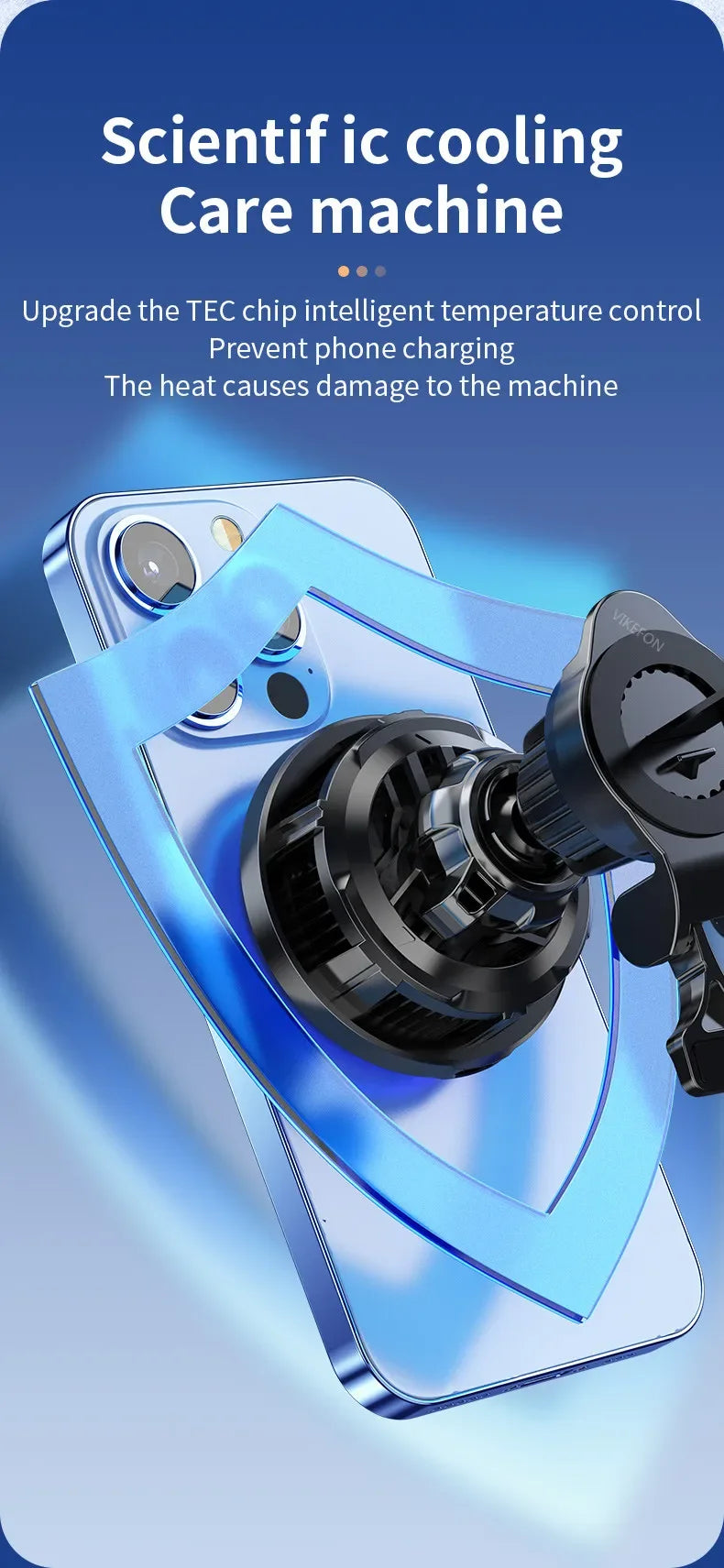 30W Magnetic Wireless Car Charger