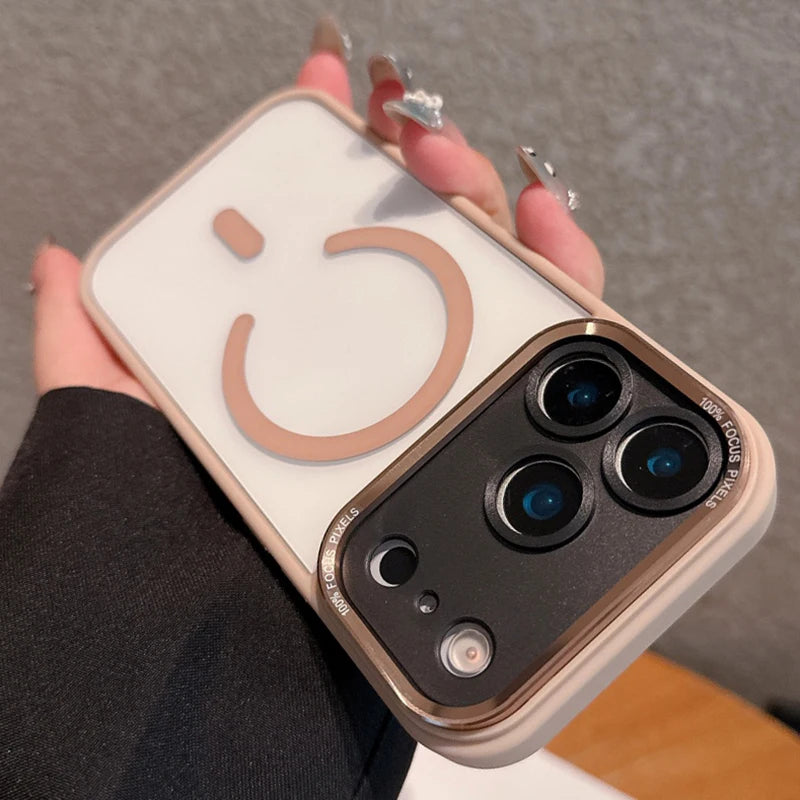 Magnetic Clear Metal Case