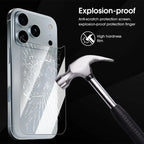 6in1 Front+Back Tempered Glass with HD Camera Lens Glass Anti-Scratch Screen Protectors for iPhone 17 Air 17 Pro 17Pro Max