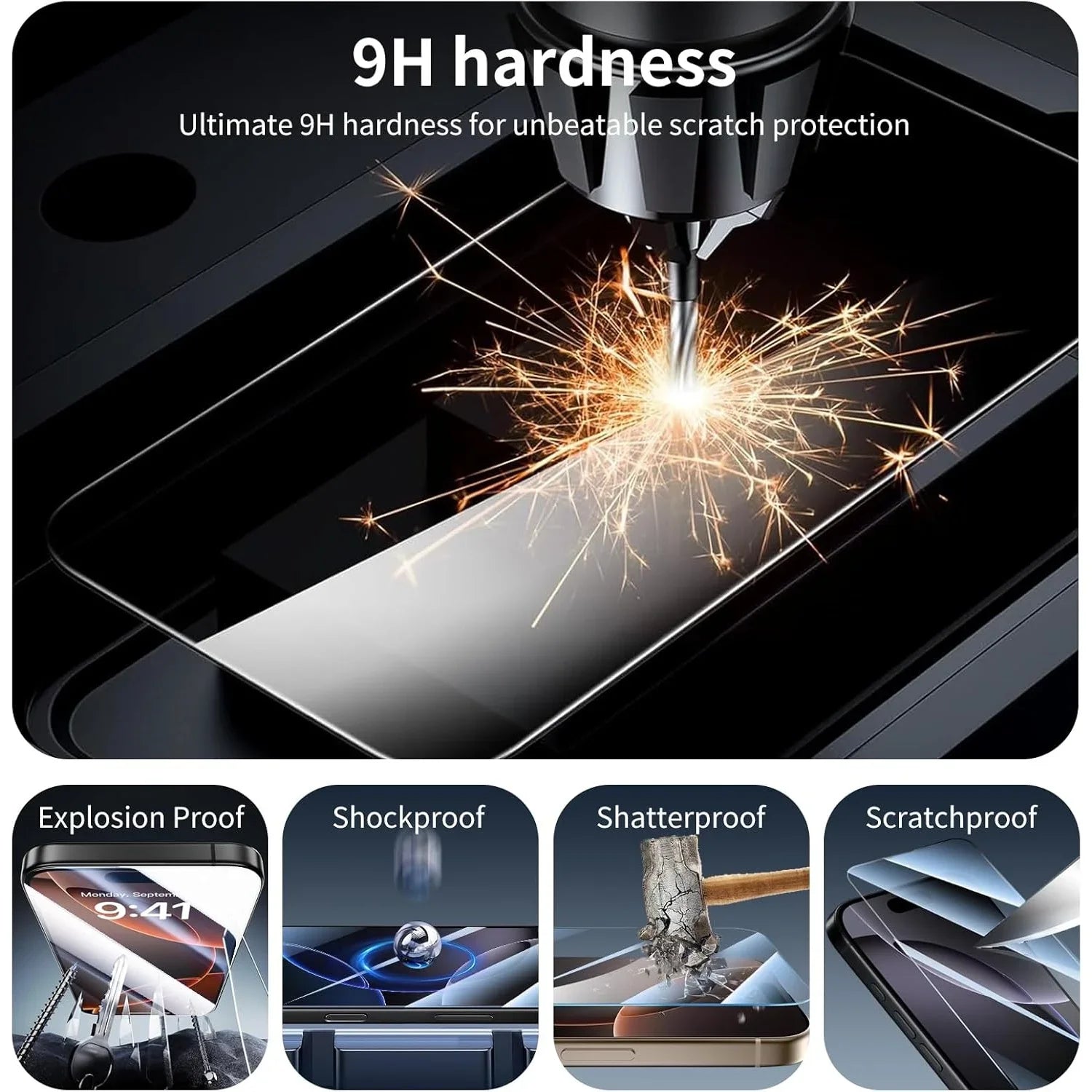 6IN1 Tempered Glass for iPhone 17 Pro Max 17Air 17Pro HD Clear Screen Protector with Camera Lens Film for IPhone 17 Series 2025