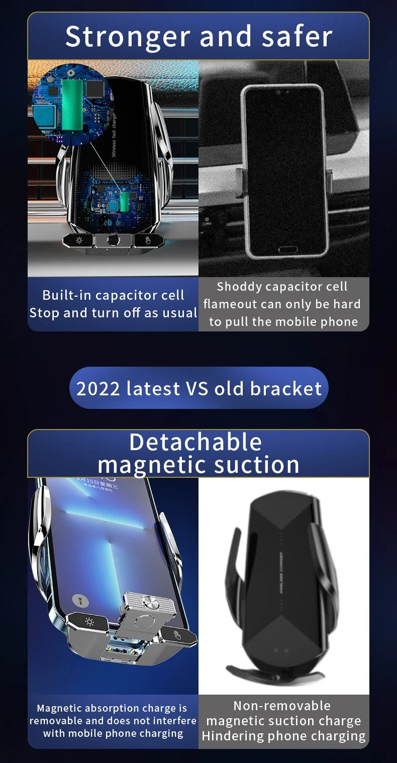 Wireless Charger Car Auto Magnetic Air