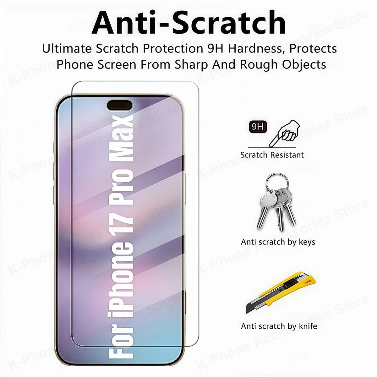 4in1 For iPhone 17 Pro 17Pro Max 17 Air Tempered Glass HD Clear Front Screen Protector+Camera Lens Glass For iPhone 17 17ProMax