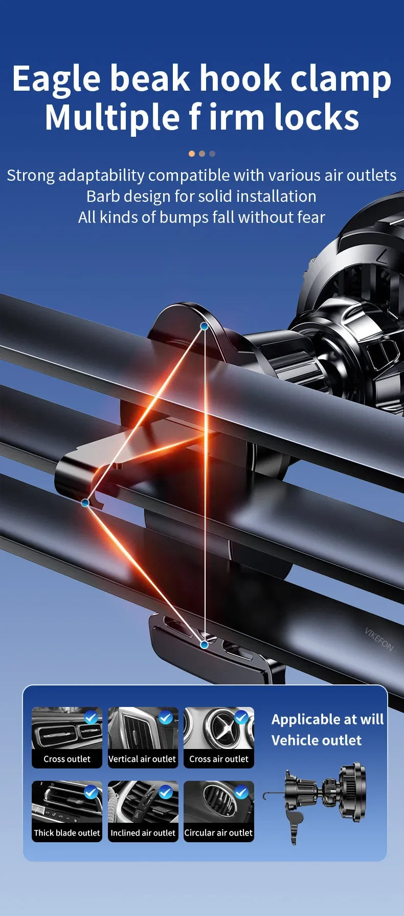 30W Magnetic Wireless Car Charger