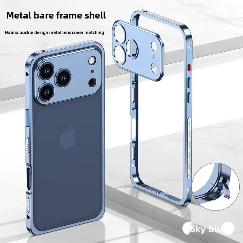 Rugged Metal Bumper Case iPhone 17 Pro