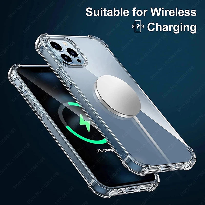 Luxury Shockproof Clear iPhone Case