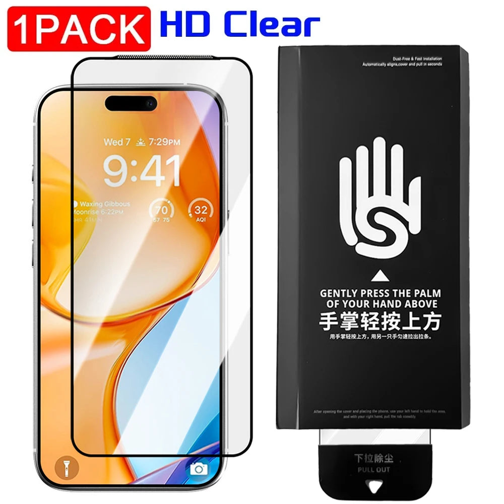 HD Privacy Tempered Glass installation Screen Protector for iPhone 17 Pro Max 17Air 17PM Anti-Spy Glass Cover Easy to Install