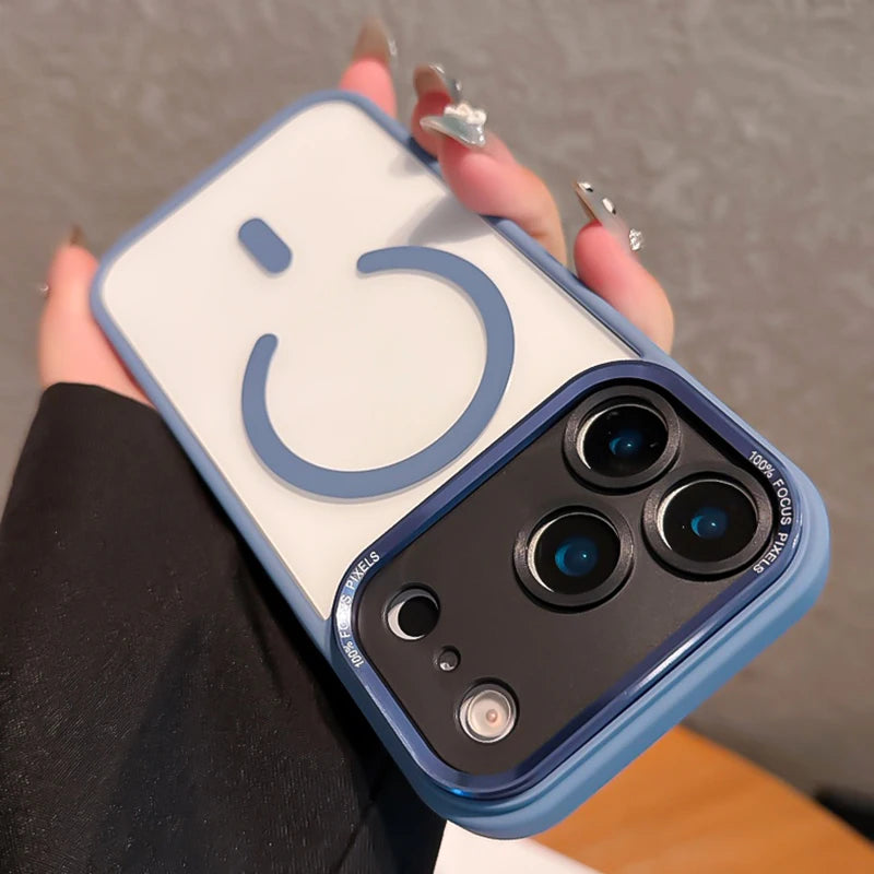 Magnetic Clear Metal Case