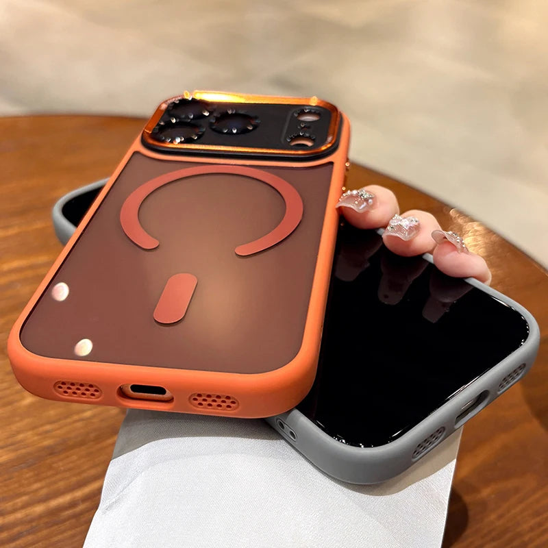 Magnetic Clear Metal Case