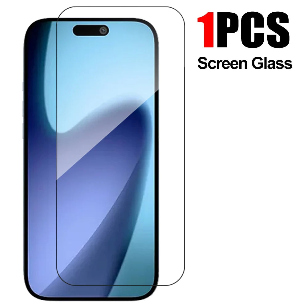 6IN1 Tempered Glass for iPhone 17 Pro Max 17Air 17Pro HD Clear Screen Protector with Camera Lens Film for IPhone 17 Series 2025