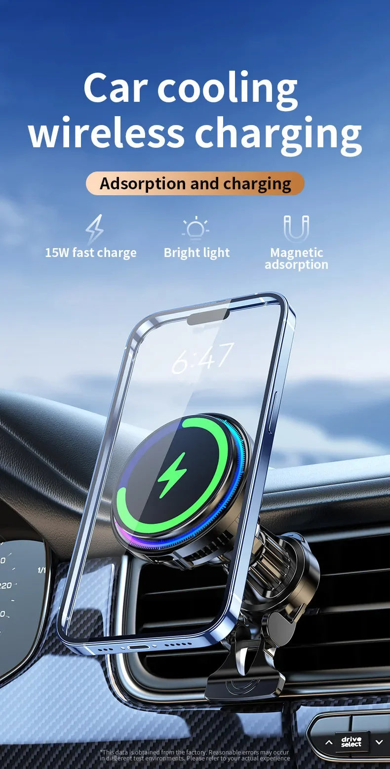 30W Magnetic Wireless Car Charger