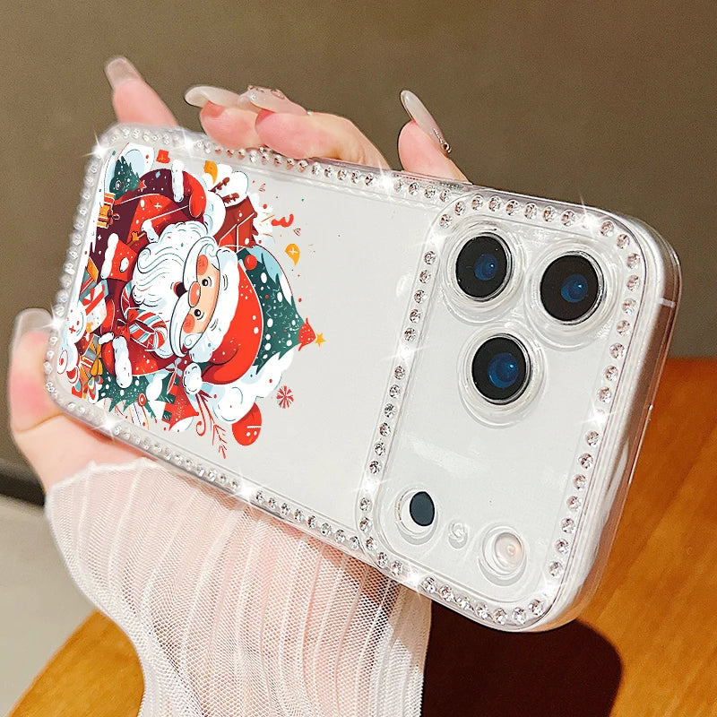 Christmas Elk Santa Claus Case