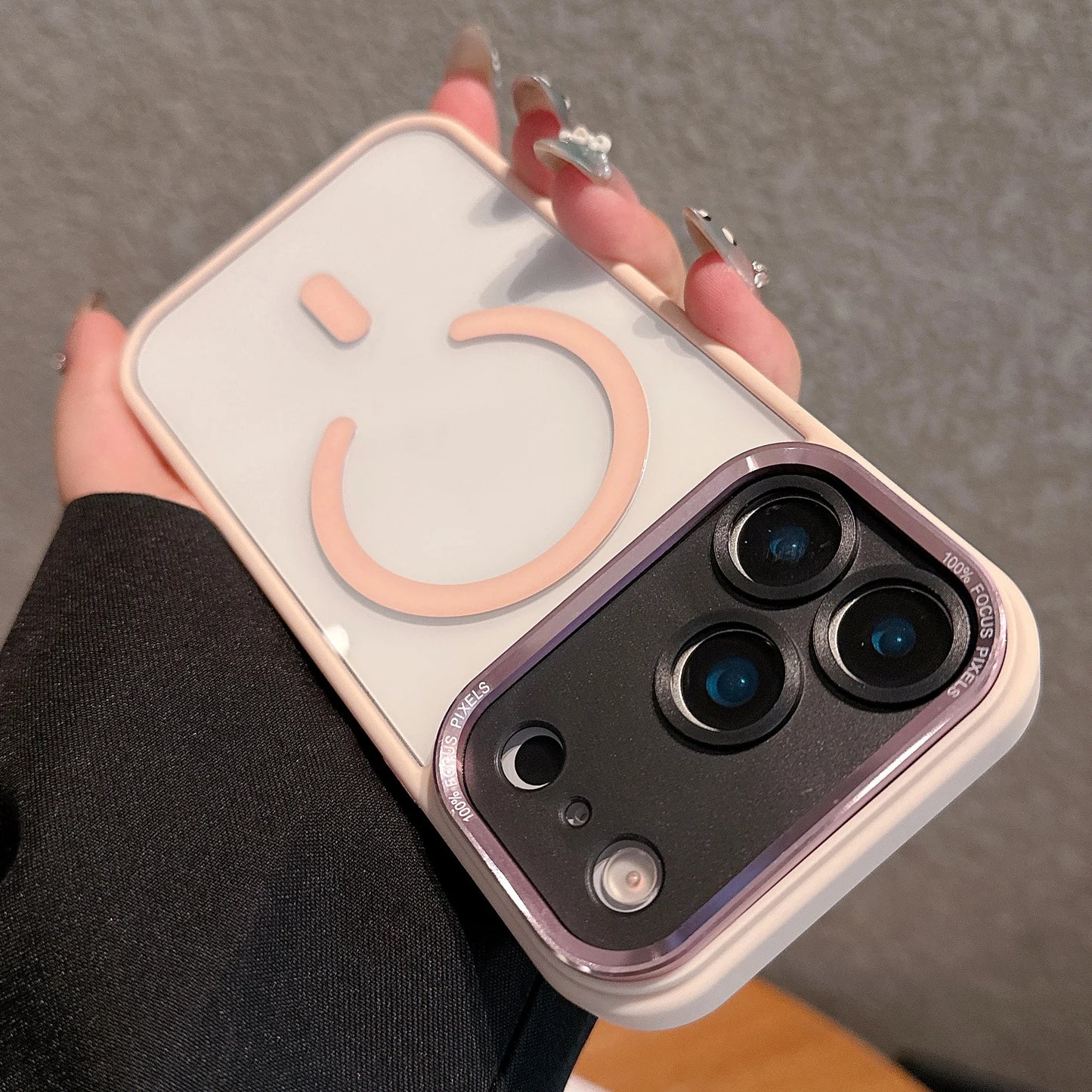 Magnetic Clear Metal Case