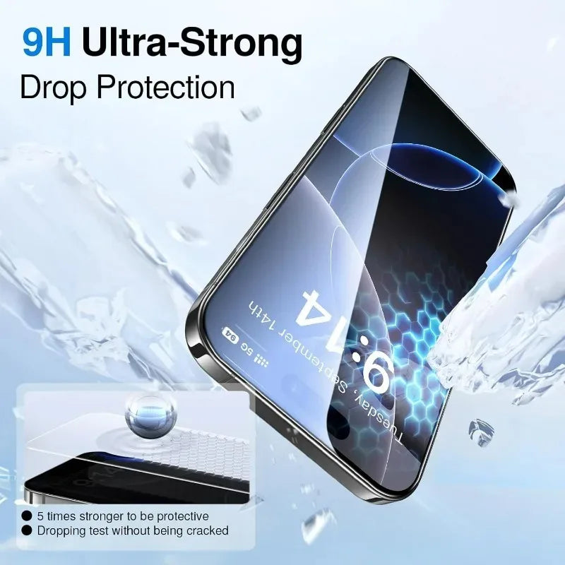 New for IPhone 17 Pro Max Air Screen Protector Magic Book Easy Install Kit Dust Free Auto Alignment HD Tempered Glass Protector