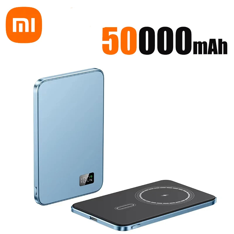 500000mAh Fast Charge Power Bank MagSafe Wireless Charging