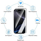 HD Privacy Tempered Glass installation Screen Protector for iPhone 17 Pro Max 17Air 17PM Anti-Spy Glass Cover Easy to Install