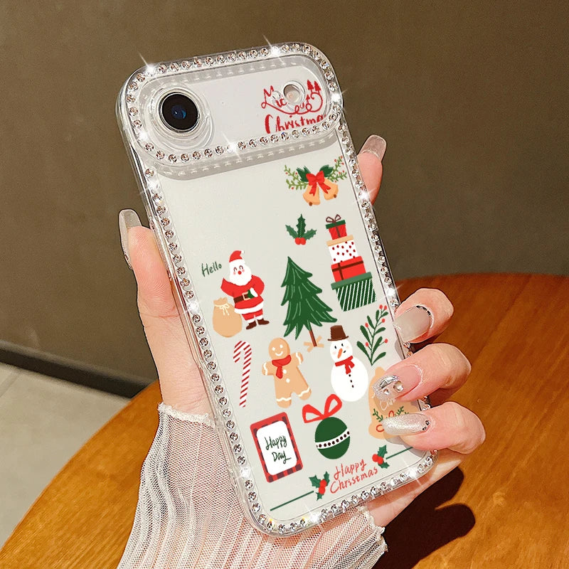 Christmas Elk Santa Claus Case