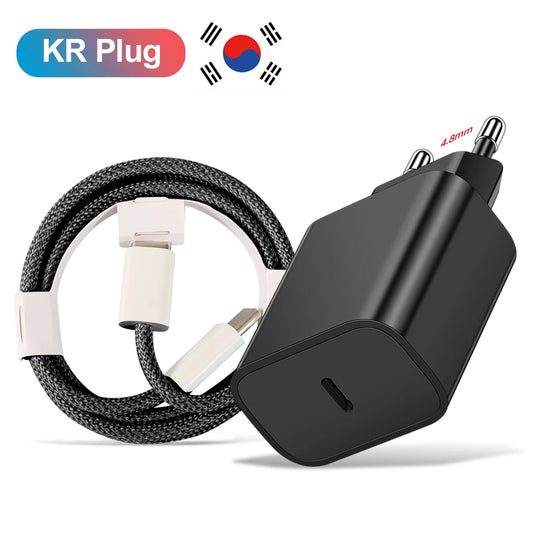 20W PD Korean USB C Type C Charger