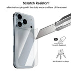 6in1 Front+Back Tempered Glass with HD Camera Lens Glass Anti-Scratch Screen Protectors for iPhone 17 Air 17 Pro 17Pro Max
