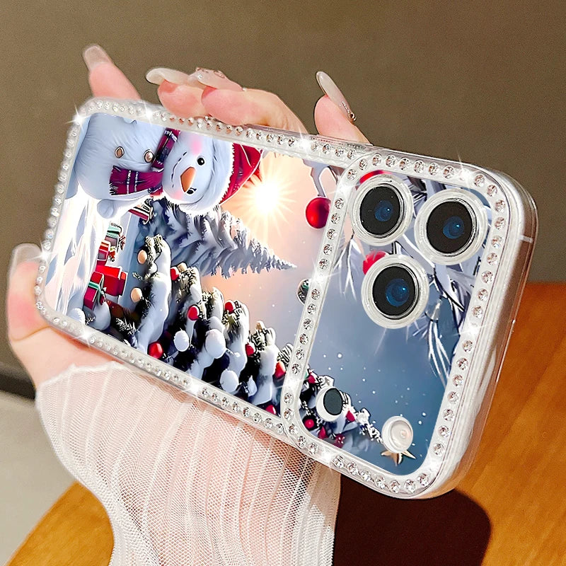 Christmas Elk Santa Claus Case