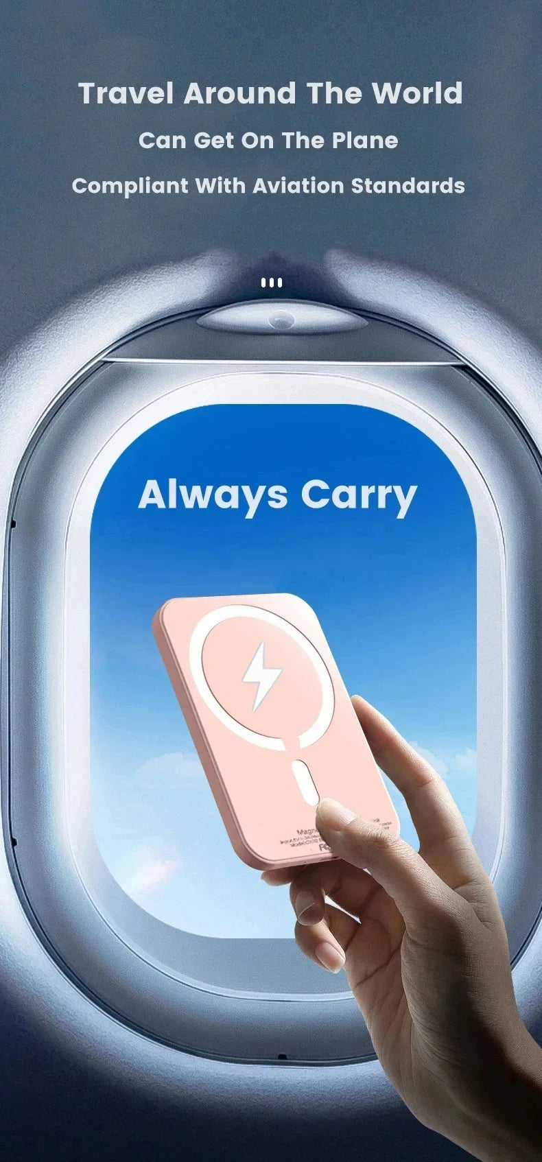 20000mAh Magnetic Wireless Power Bank