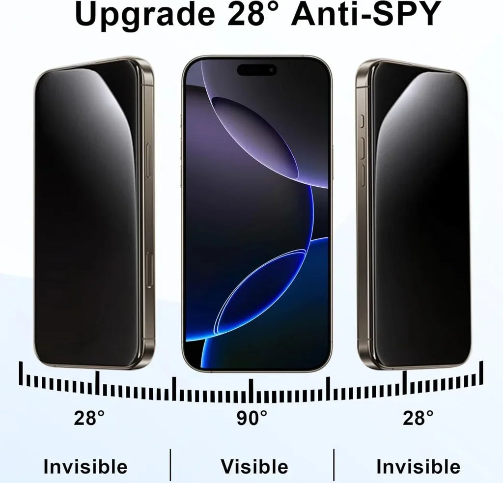 HD Privacy Tempered Glass installation Screen Protector for iPhone 17 Pro Max 17Air 17PM Anti-Spy Glass Cover Easy to Install