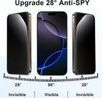 HD Privacy Tempered Glass installation Screen Protector for iPhone 17 Pro Max 17Air 17PM Anti-Spy Glass Cover Easy to Install