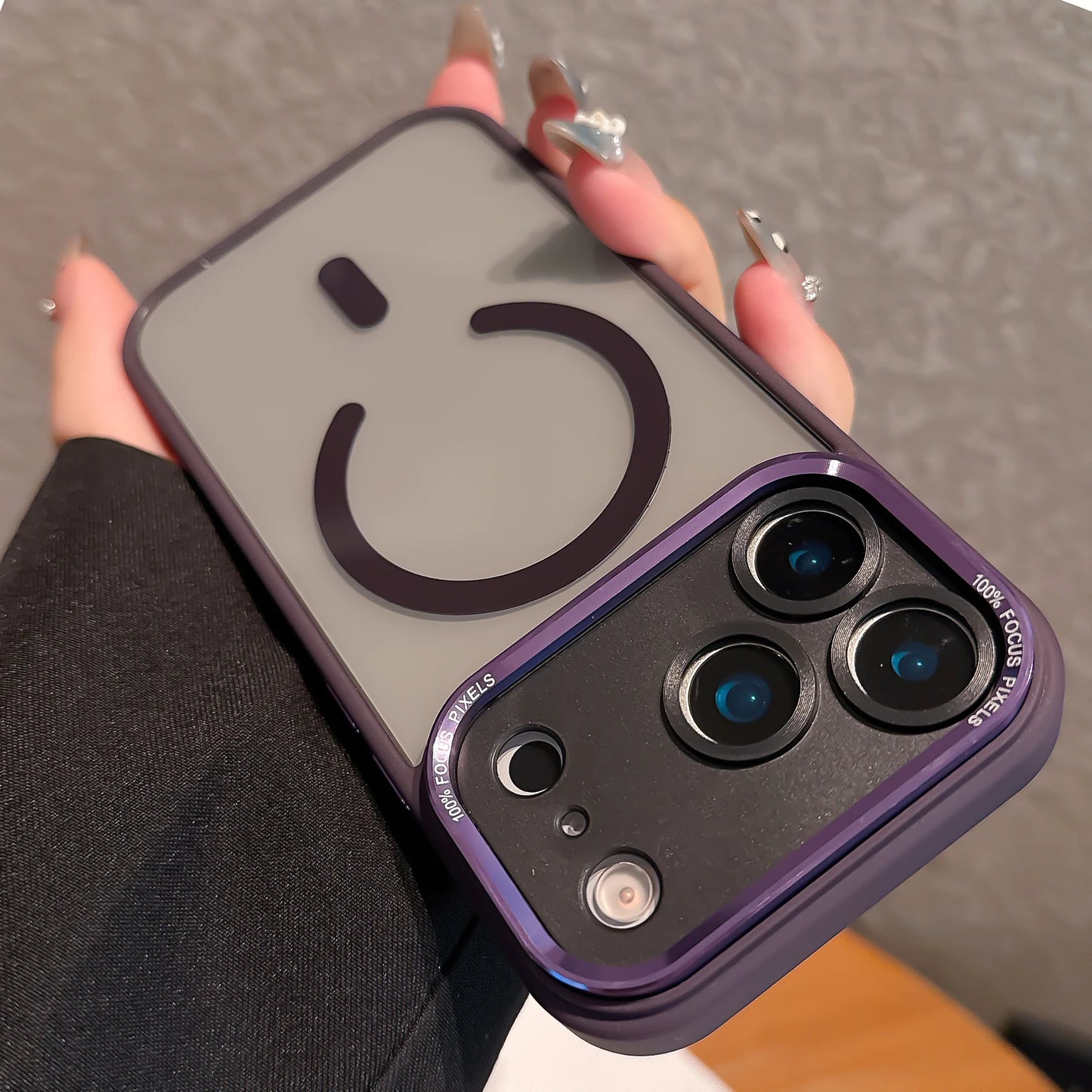 Magnetic Clear Metal Case