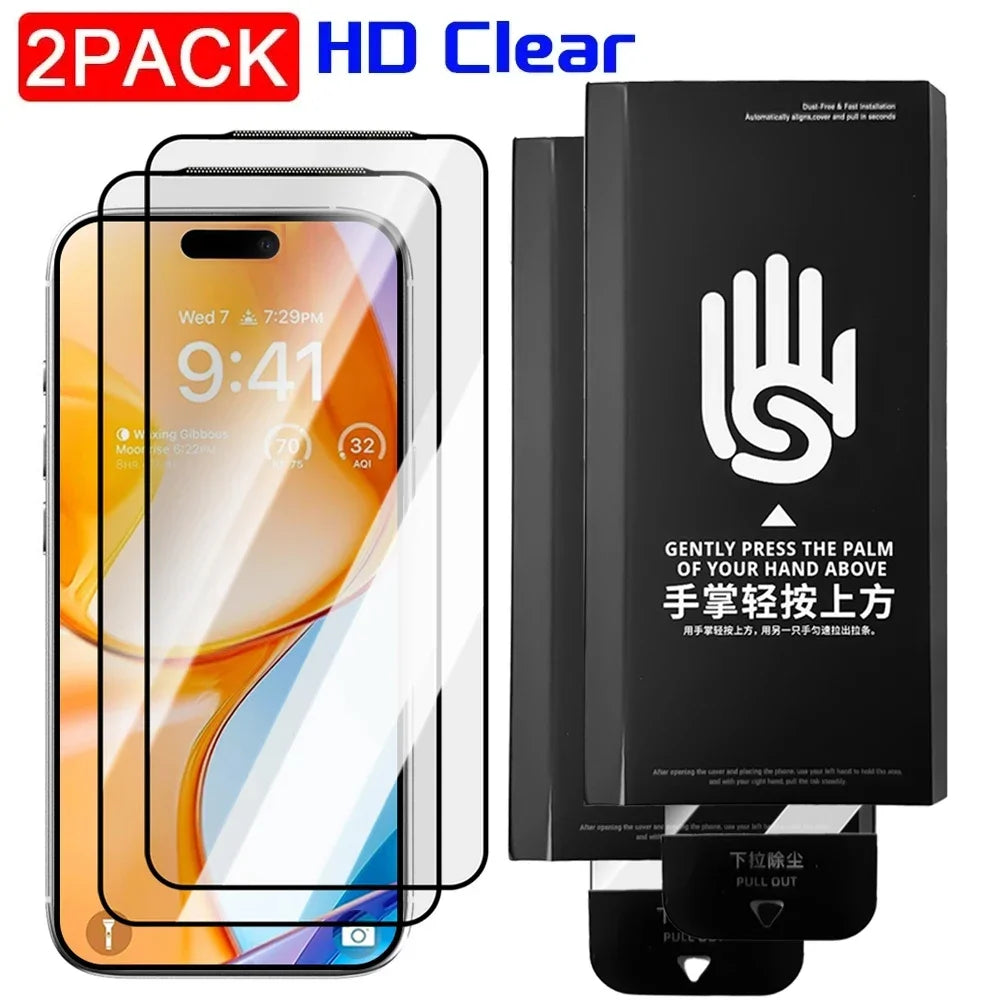 HD Privacy Tempered Glass installation Screen Protector for iPhone 17 Pro Max 17Air 17PM Anti-Spy Glass Cover Easy to Install