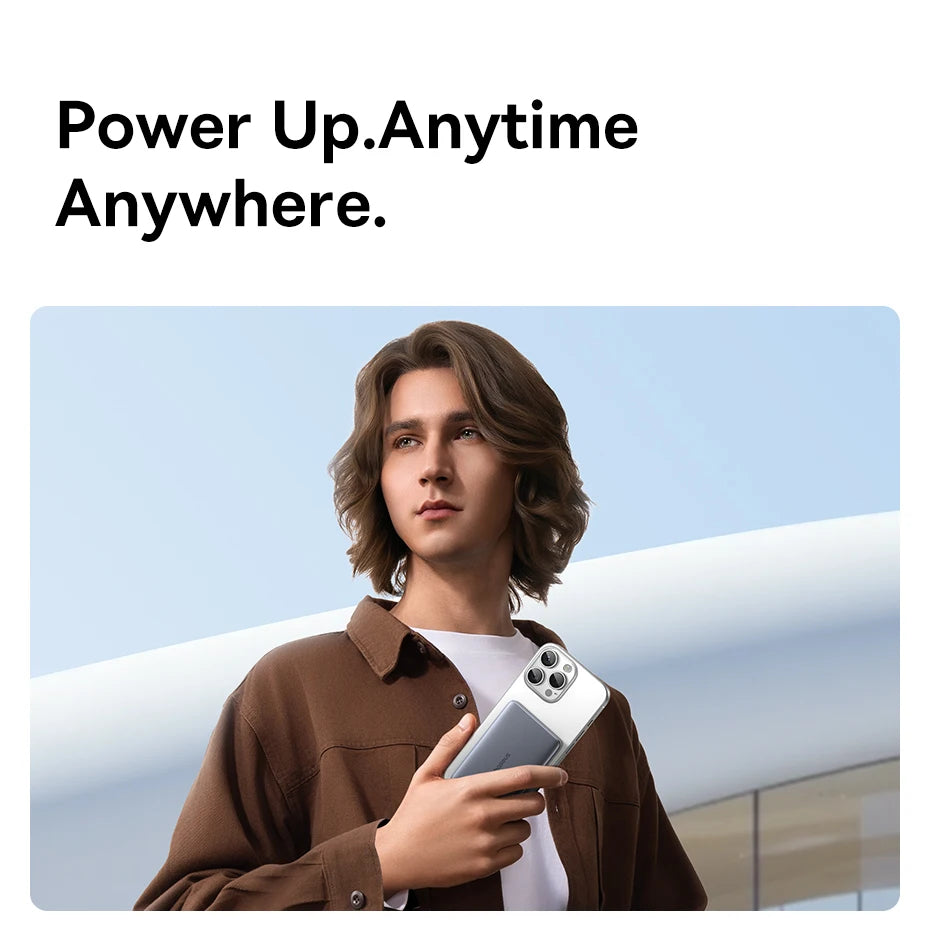 MagSafe Power Bank for iPhone  5000mAh Wireless Charging Power Bank