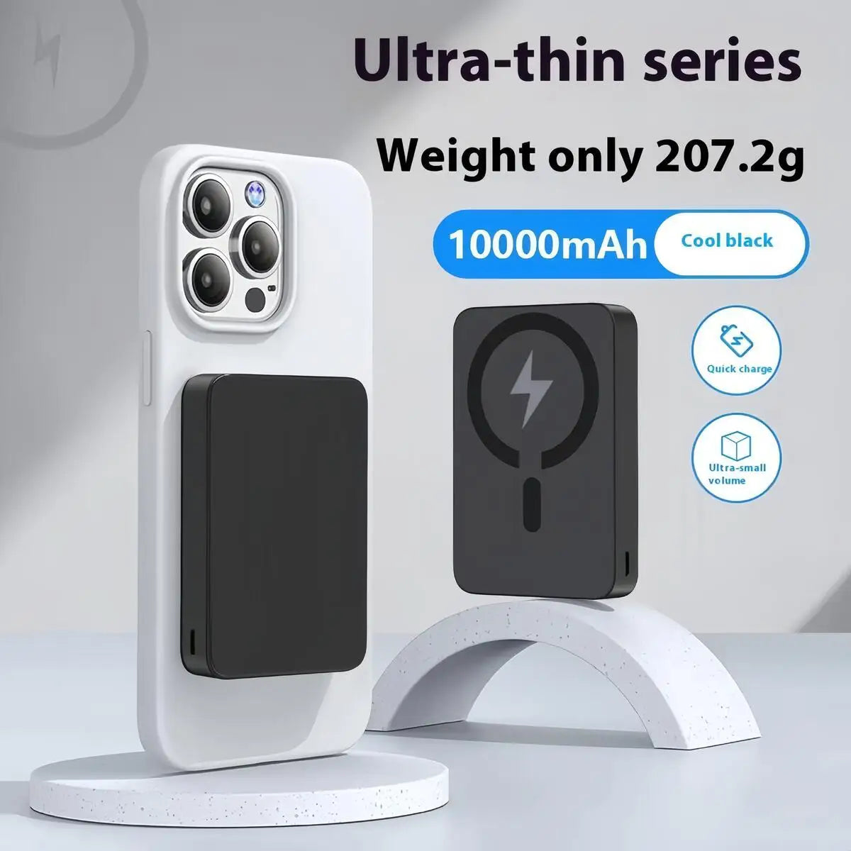 Xilecaly Magnetic Power Bank 22.5W Fast Charging For Magsafe Portable External Battery Ultra Thin Wireless For iPhone 17 16 15