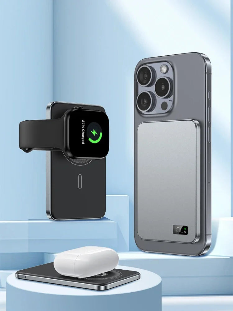 500000mAh Fast Charge Power Bank MagSafe Wireless Charging