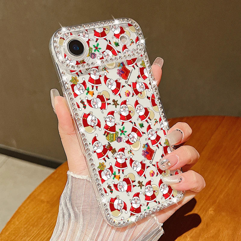 Christmas Elk Santa Claus Case