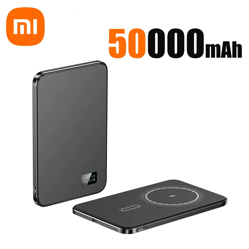 500000mAh Fast Charge Power Bank MagSafe Wireless Charging