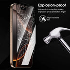 New for IPhone 17 Pro Max Air Screen Protector Magic Book Easy Install Kit Dust Free Auto Alignment HD Tempered Glass Protector