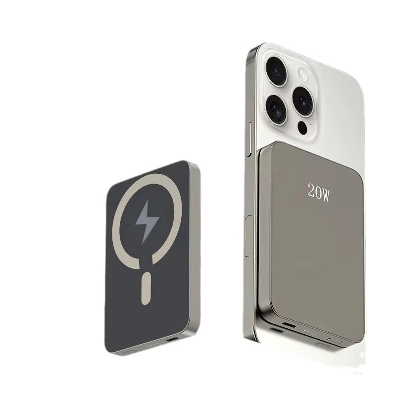 Xilecaly Magnetic Power Bank 22.5W Fast Charging For Magsafe Portable External Battery Ultra Thin Wireless For iPhone 17 16 15